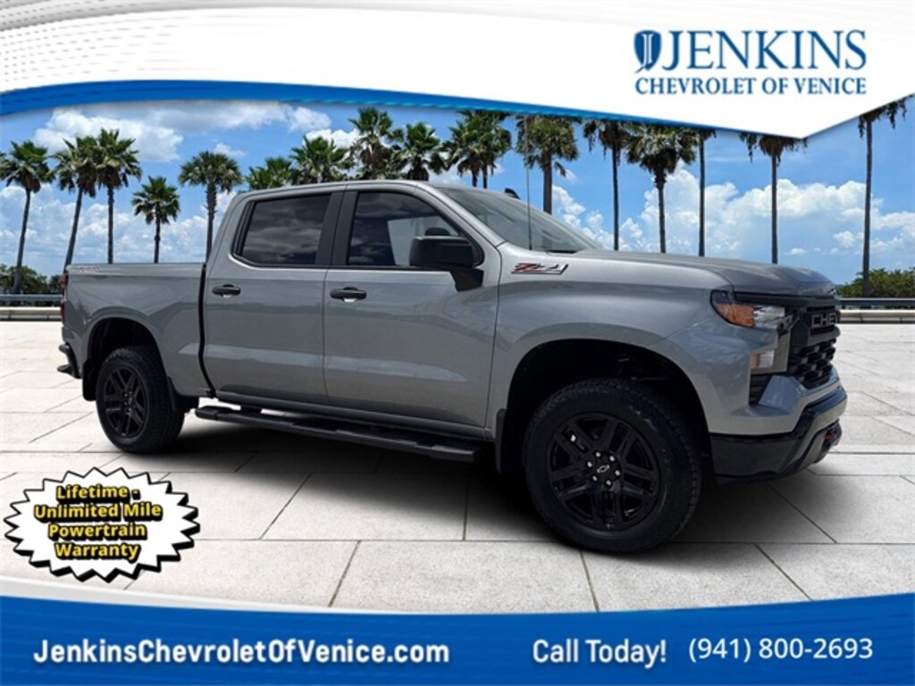 New 2026 Chevrolet Silverado 1500 Custom Trail Boss Truck Crew Cab