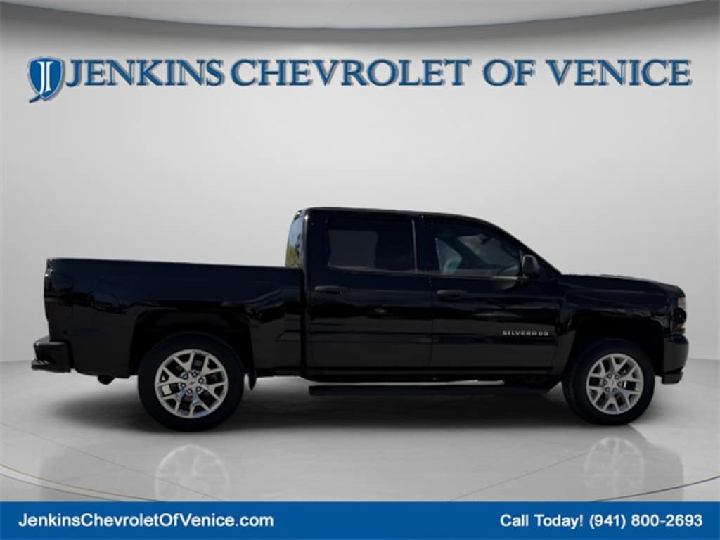 Used 2018 Chevrolet Silverado 1500 Silverado Custom Truck Crew Cab