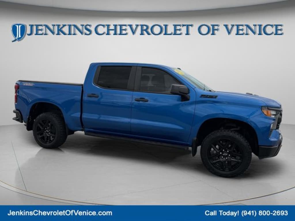 Certified 2023 Chevrolet Silverado 1500 Custom Trail Boss Truck Crew Cab