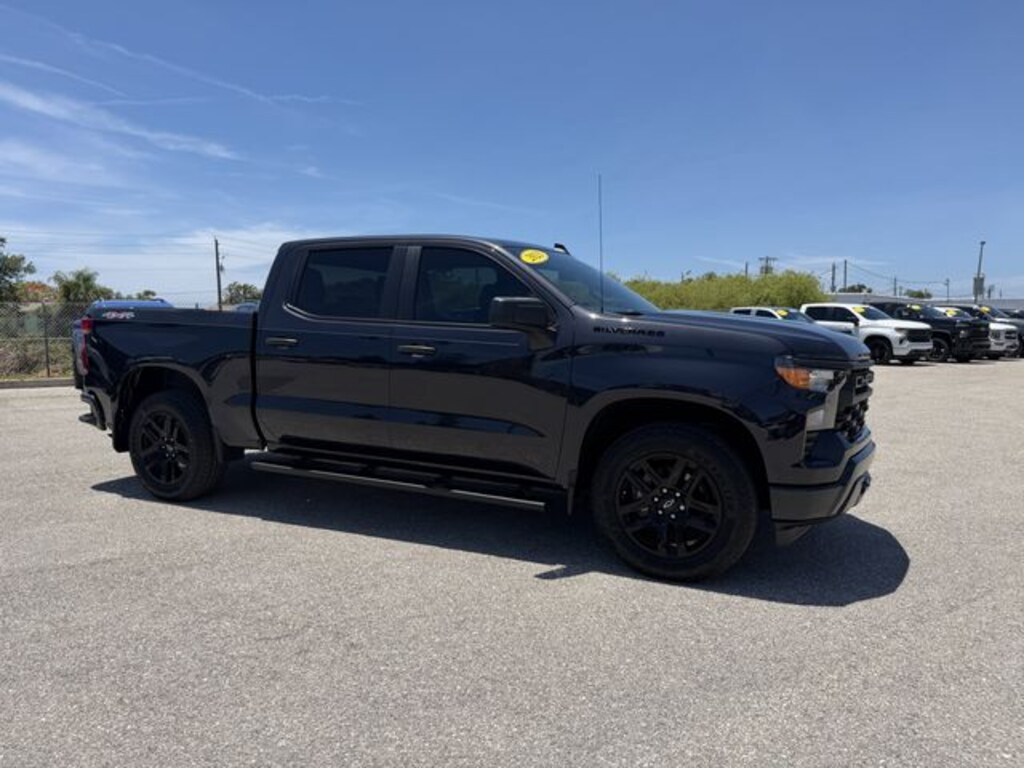 Certified 2023 Chevrolet Silverado 1500 Custom Truck Crew Cab