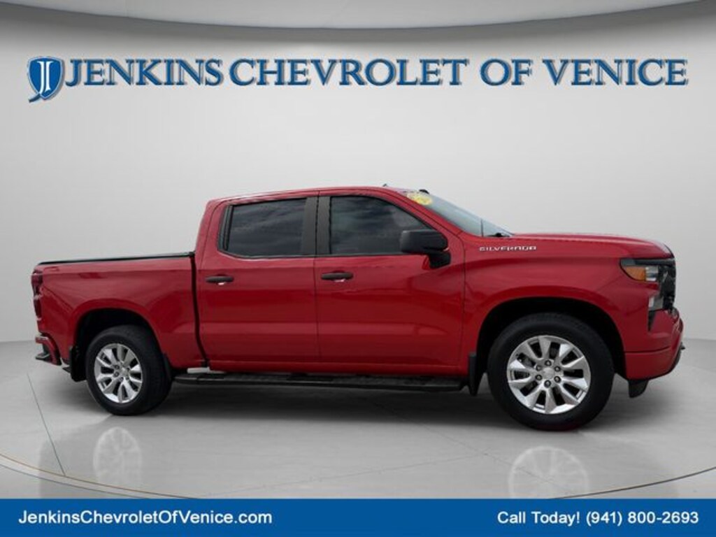 Certified 2022 Chevrolet Silverado 1500 Custom Truck Crew Cab