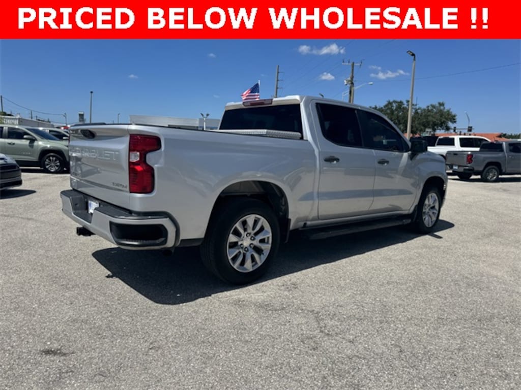 Used 2022 Chevrolet Silverado 1500 Custom Truck Crew Cab