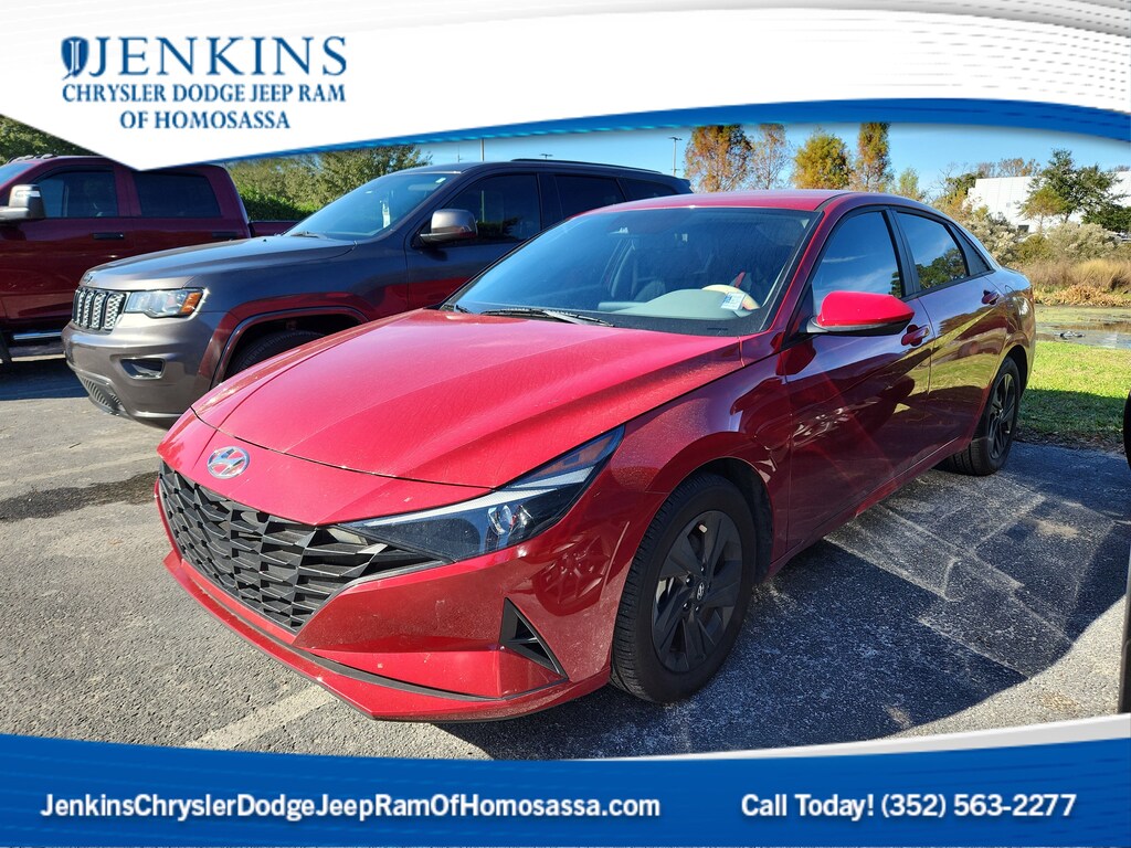 Used 2023 Hyundai Elantra HEV Blue Sedan