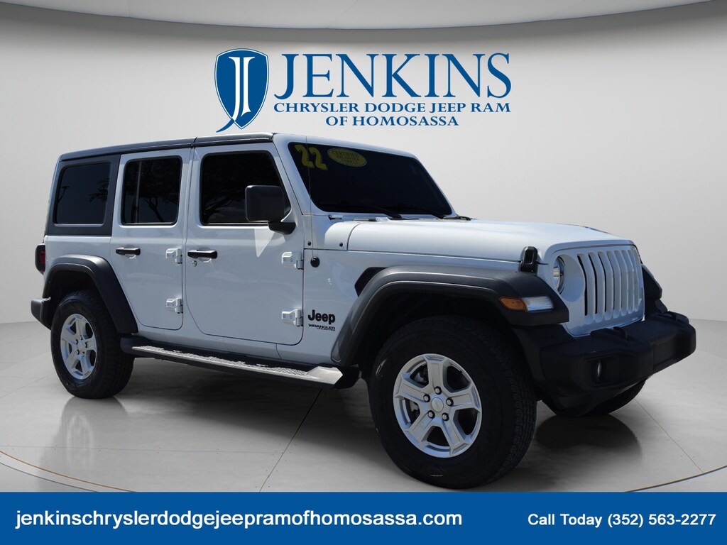 Used 2022 Jeep Wrangler Unlimited Sport SUV