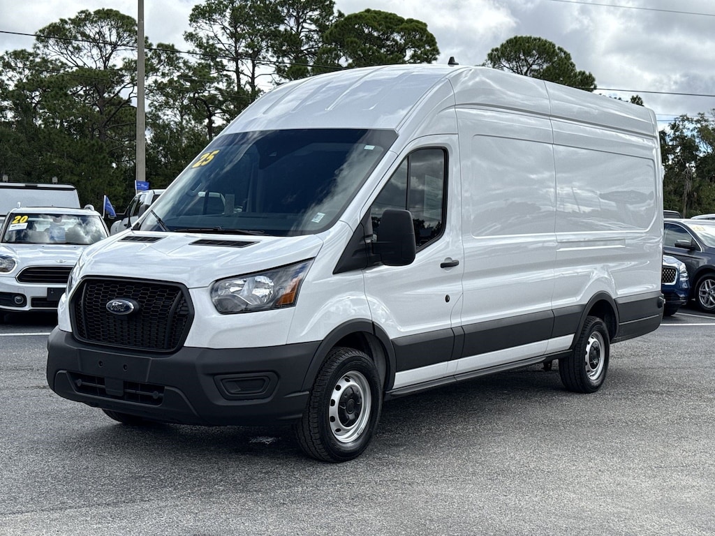 Certified 2025 Ford Transit-250 Cargo Base Van High Roof Ext. Van