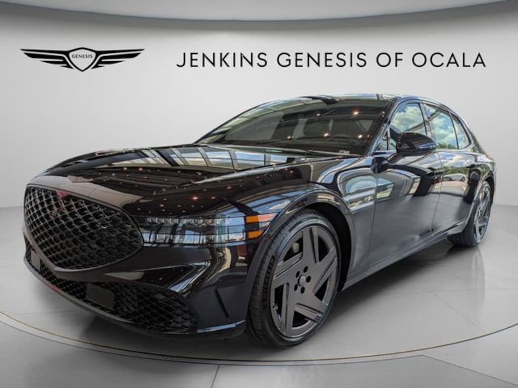New 2026 Genesis G90 3.5T E-SC Mhev Prestige Black Sedan