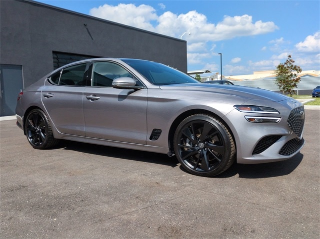 Certified 2023 GENESIS G70 Standard with VIN KMTG54TEXPU134372 for sale in Ocala, FL