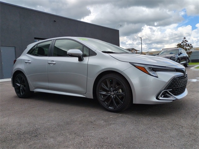 Used 2023 Toyota Corolla Hatchback XSE with VIN JTNC4MBE3P3213613 for sale in Ocala, FL