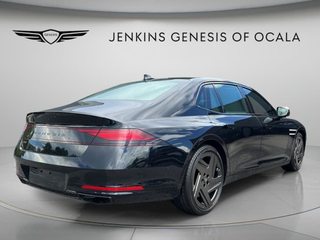 New 2026 Genesis G90 3.5T E-SC Mhev Prestige Black Sedan