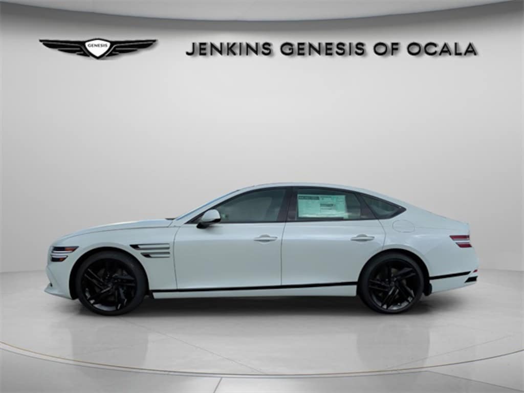 New 2026 Genesis G80 3.5T Prestige Black Sedan