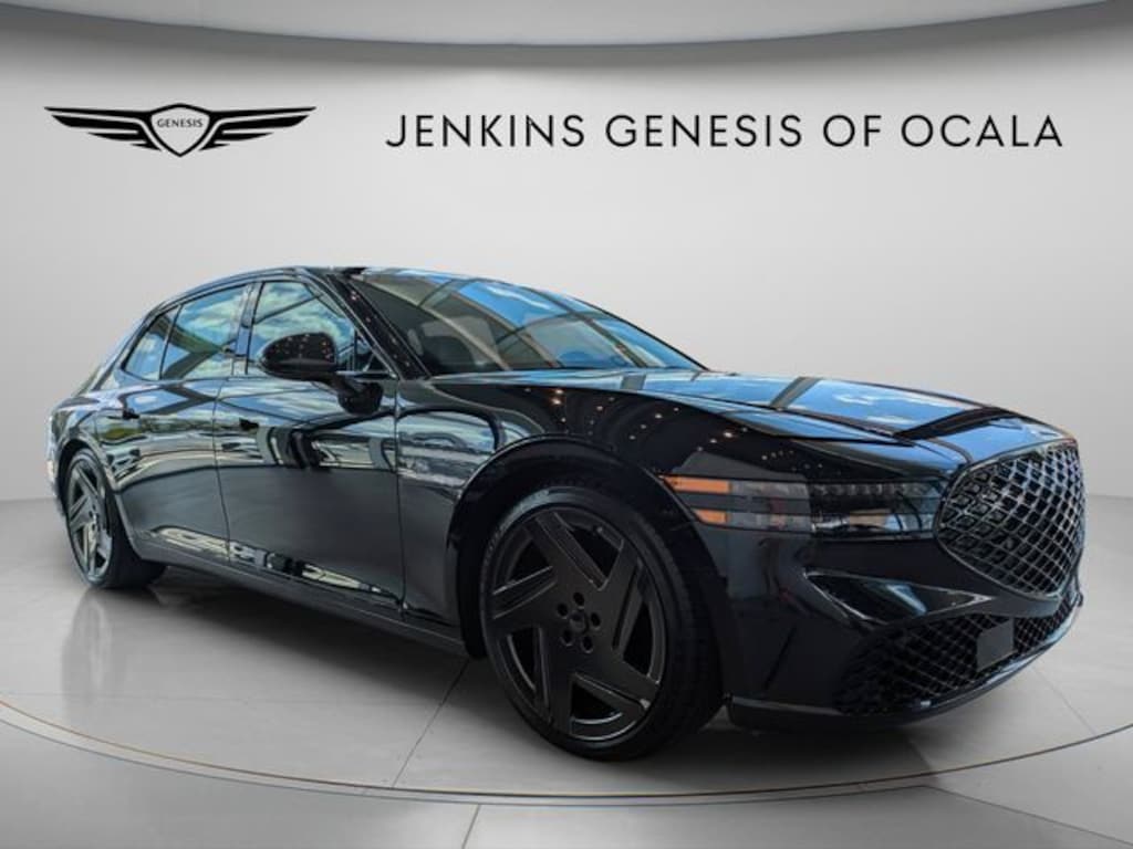 New 2026 Genesis G90 3.5T E-SC Mhev Prestige Black Sedan