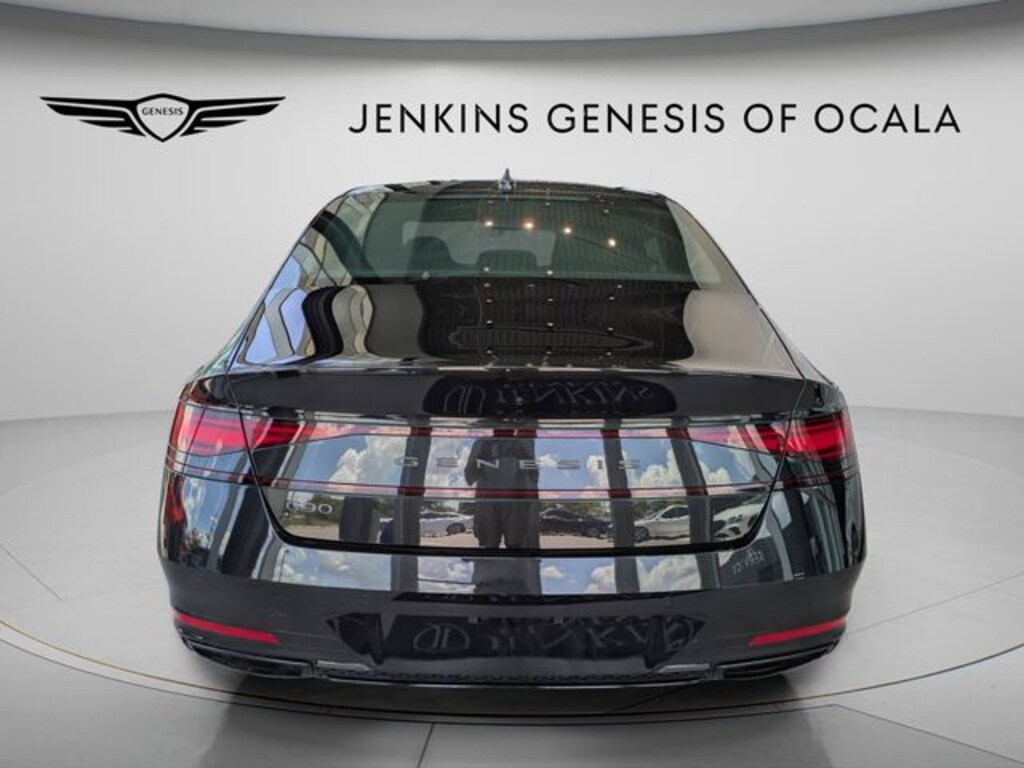 New 2026 Genesis G90 3.5T E-SC Mhev Prestige Black Sedan