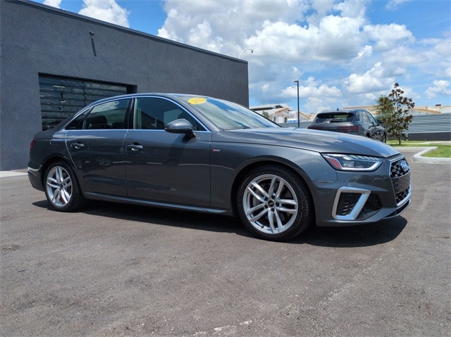 Used 2022 Audi A4 Premium Plus with VIN WAUEAAF45NN011697 for sale in Ocala, FL