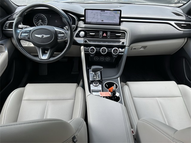 Used 2023 GENESIS G70 Standard with VIN KMTG34TA9PU125777 for sale in Leesburg, FL