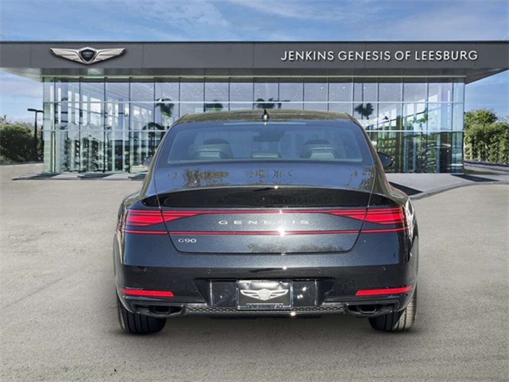 New 2026 Genesis G90 3.5T E-SC Mhev Prestige Black Sedan