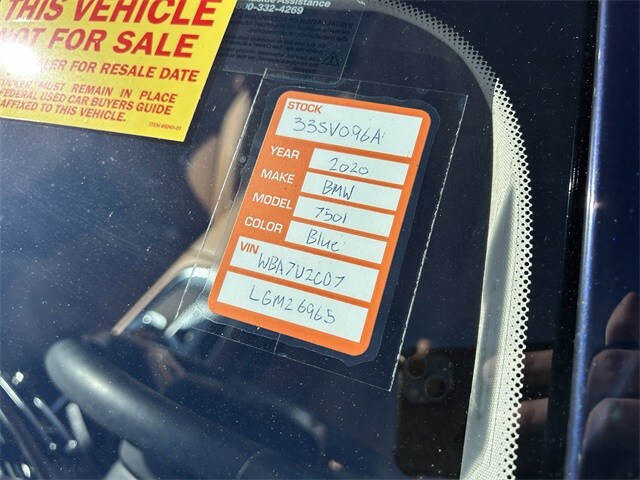 2020 Bmw 750i xDrive photo 3