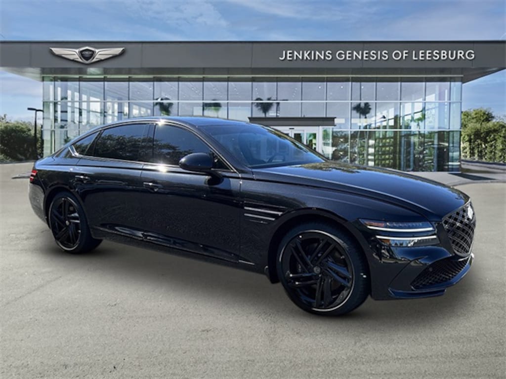 New 2026 Genesis G80 3.5T Prestige Black Sedan