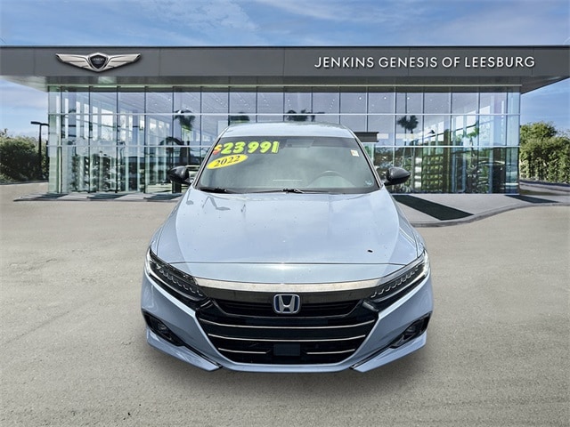Used 2022 Honda Accord Hybrid Sport with VIN 1HGCV3F23NA009724 for sale in Leesburg, FL