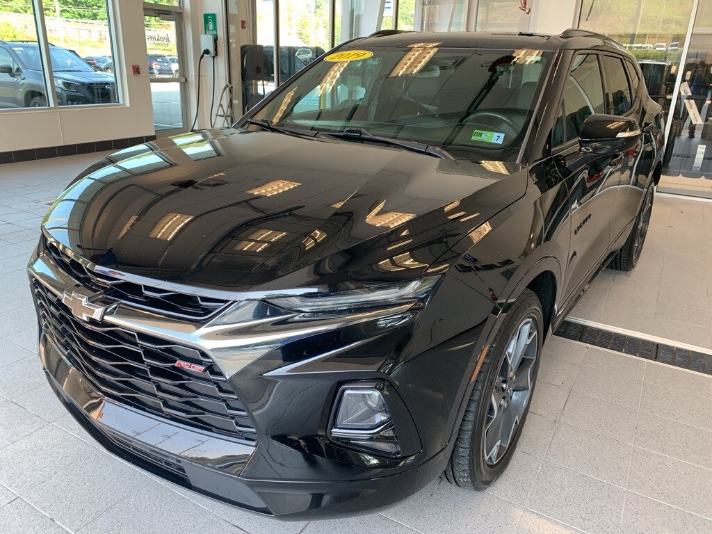 Used 2019 Chevrolet Blazer RS with VIN 3GNKBJRS4KS703018 for sale in Bridgeport, WV