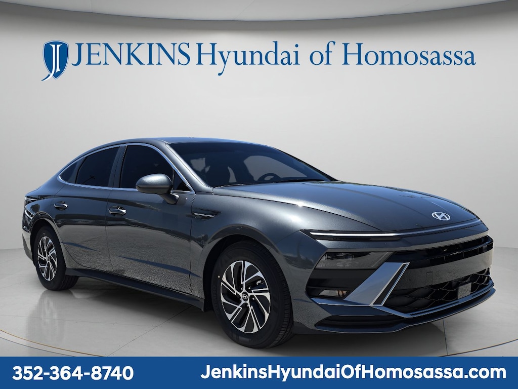 New 2026 Hyundai Sonata Hybrid Blue Sedan