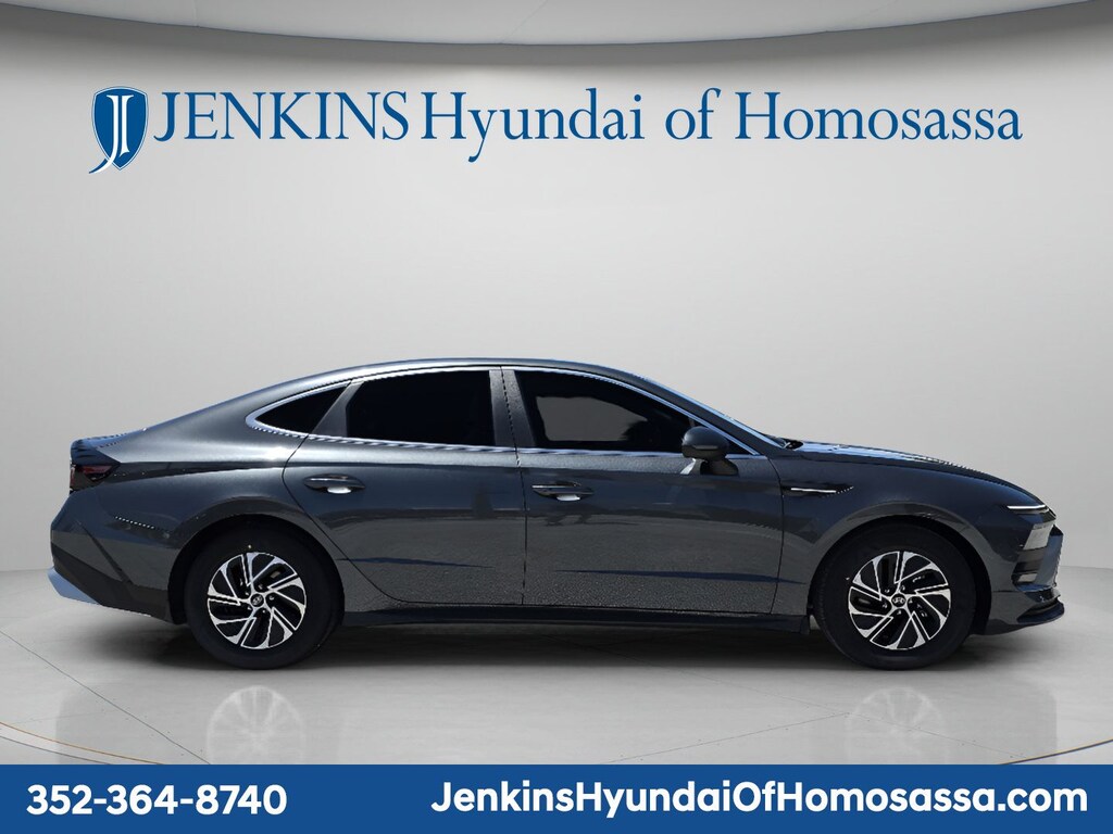 New 2026 Hyundai Sonata Hybrid Blue Sedan