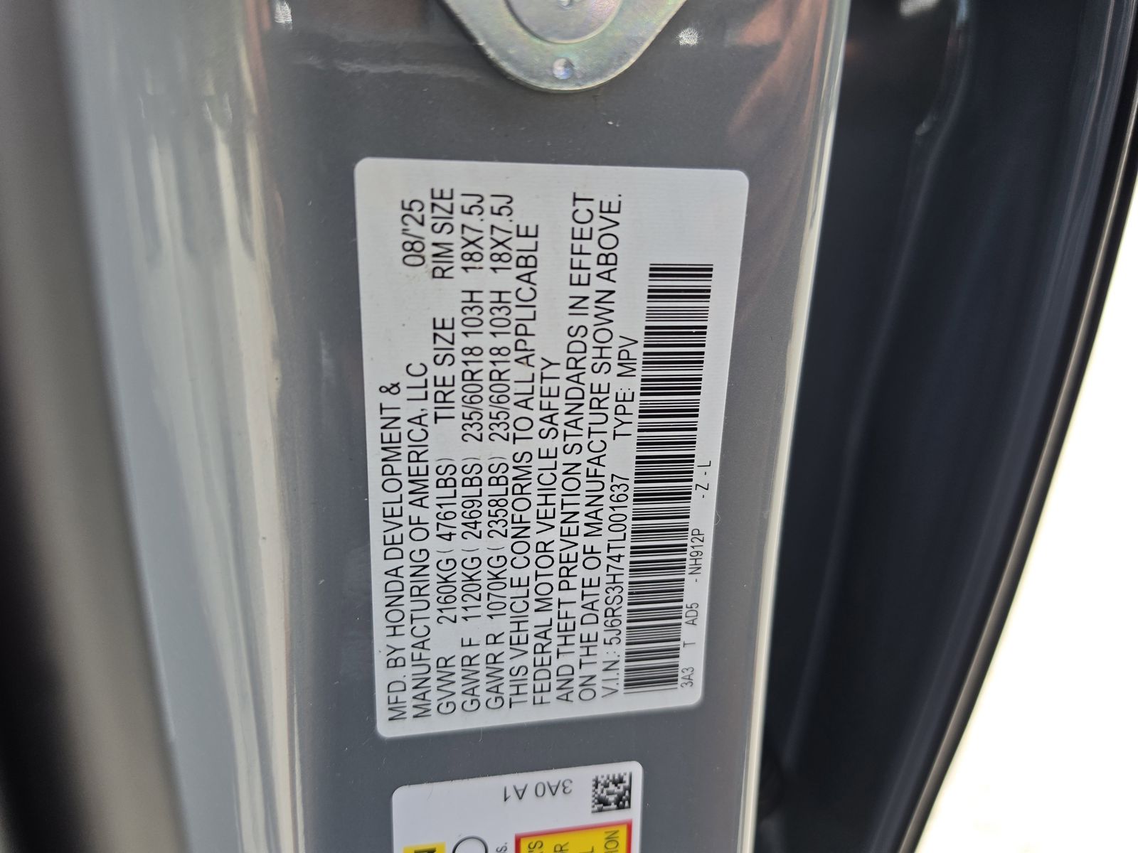 2026 Honda CR-V EX-L - Photo 35