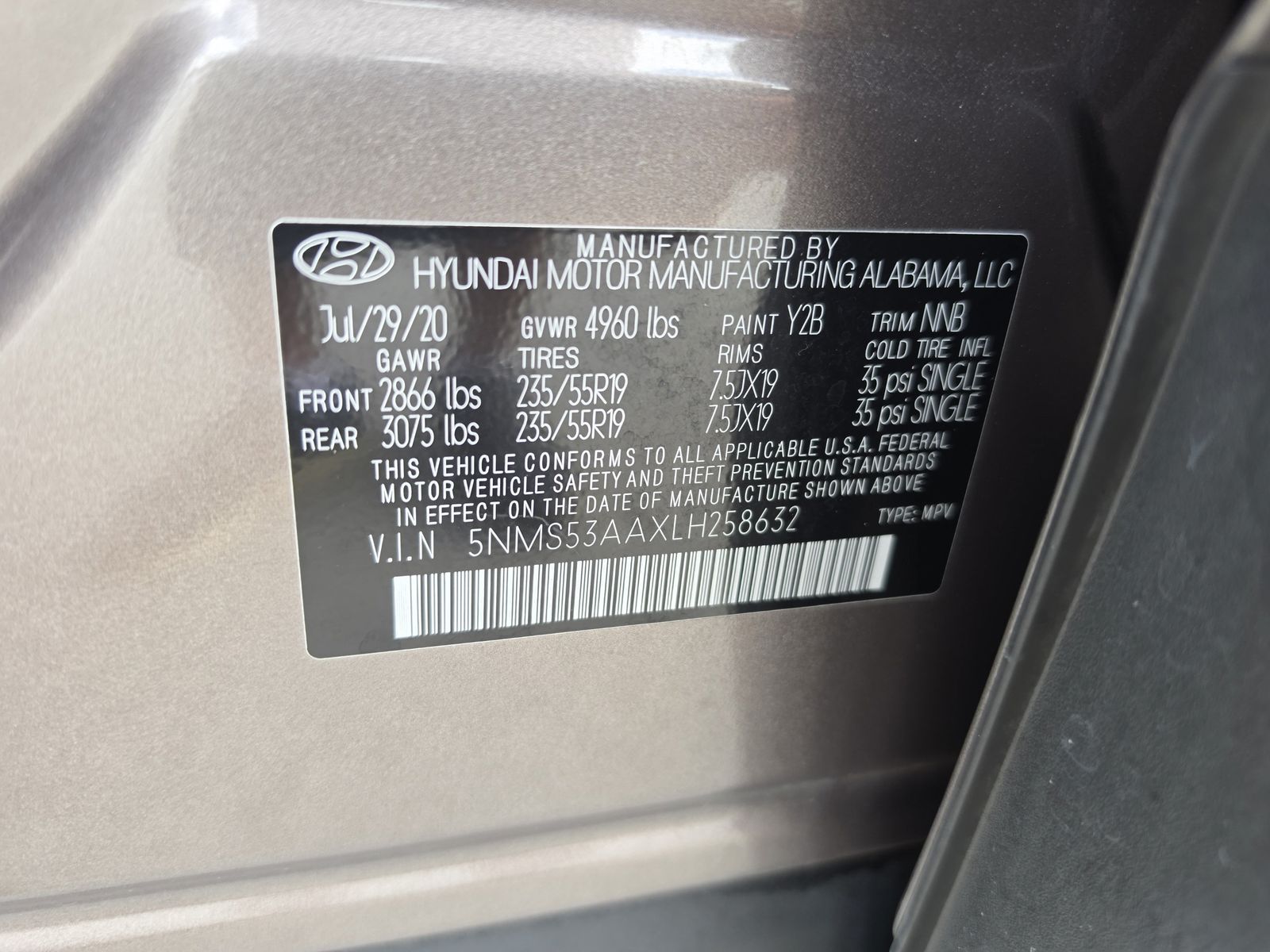 2020 Hyundai Santa Fe Limited - Photo 38