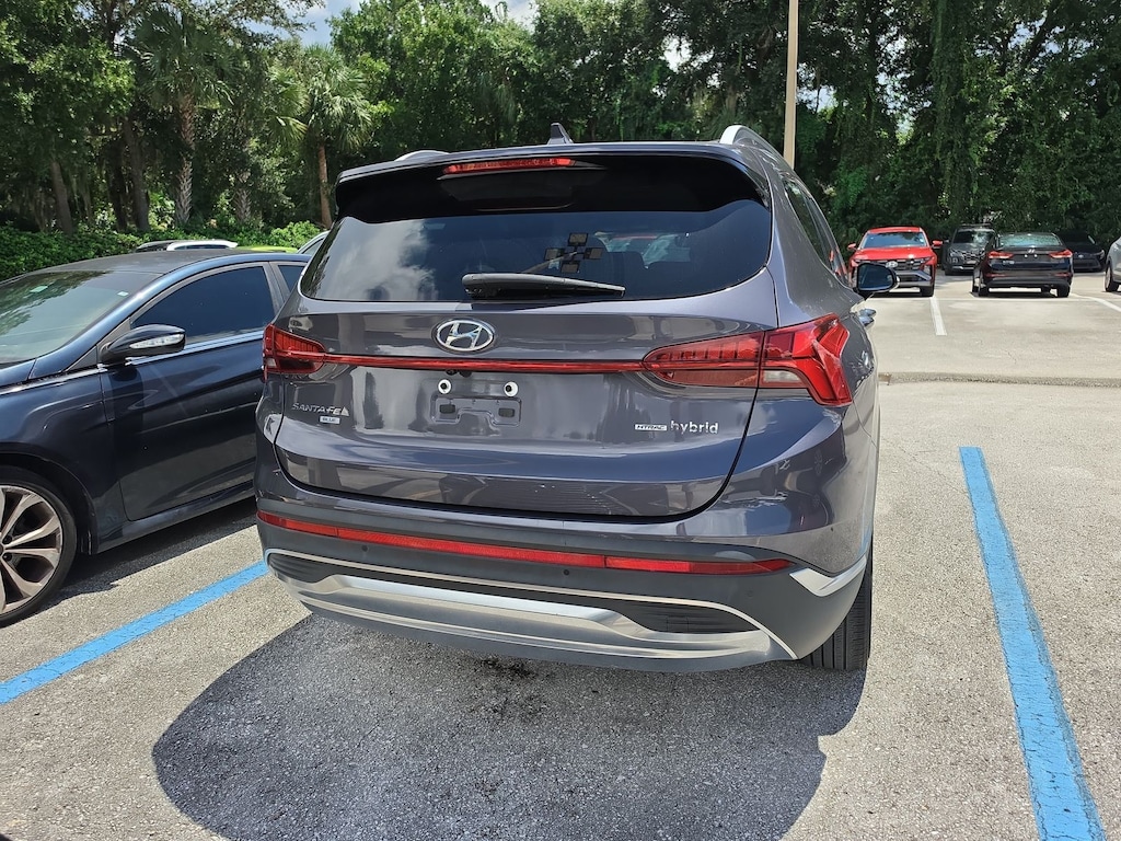 Certified 2022 Hyundai Santa Fe Hybrid Blue SUV