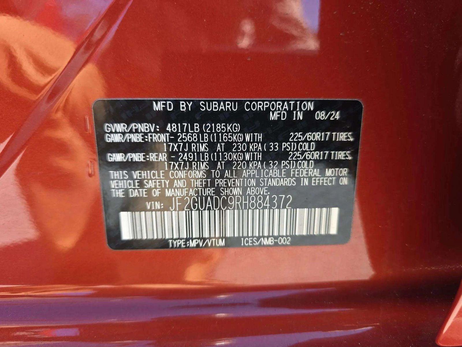 2024 Subaru Crosstrek Premium - Photo 38