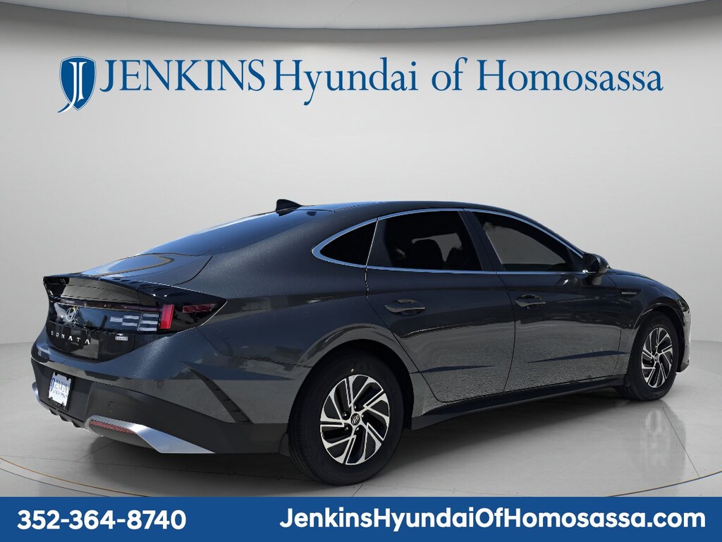New 2026 Hyundai Sonata Hybrid Blue Sedan