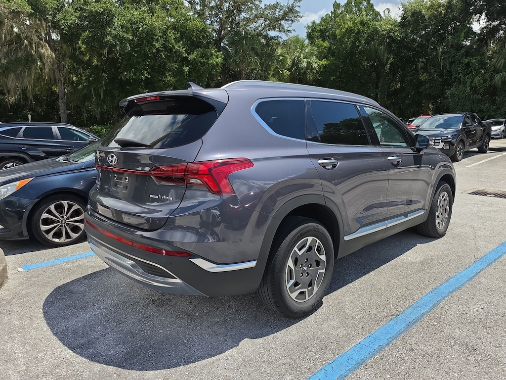 Certified 2022 Hyundai Santa Fe Hybrid Blue SUV