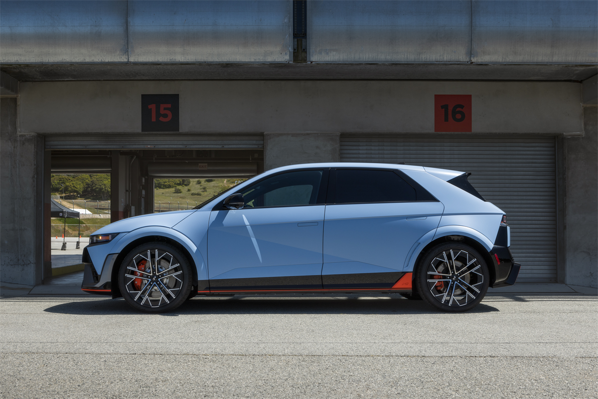 2026 Hyundai IONIQ 5 N side view