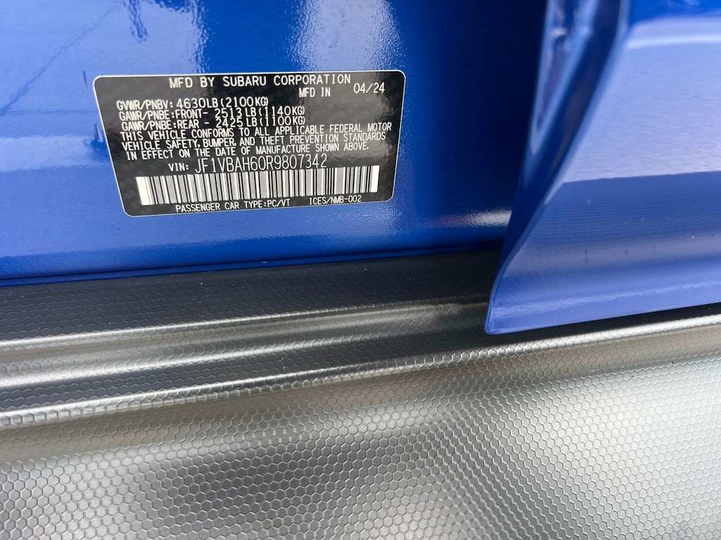 Used 2024 Subaru WRX Premium Sedan