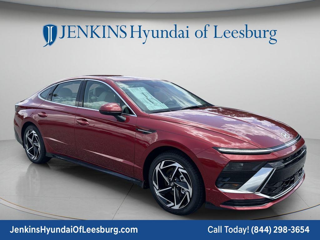 New 2026 Hyundai Sonata Hybrid Blue Sedan