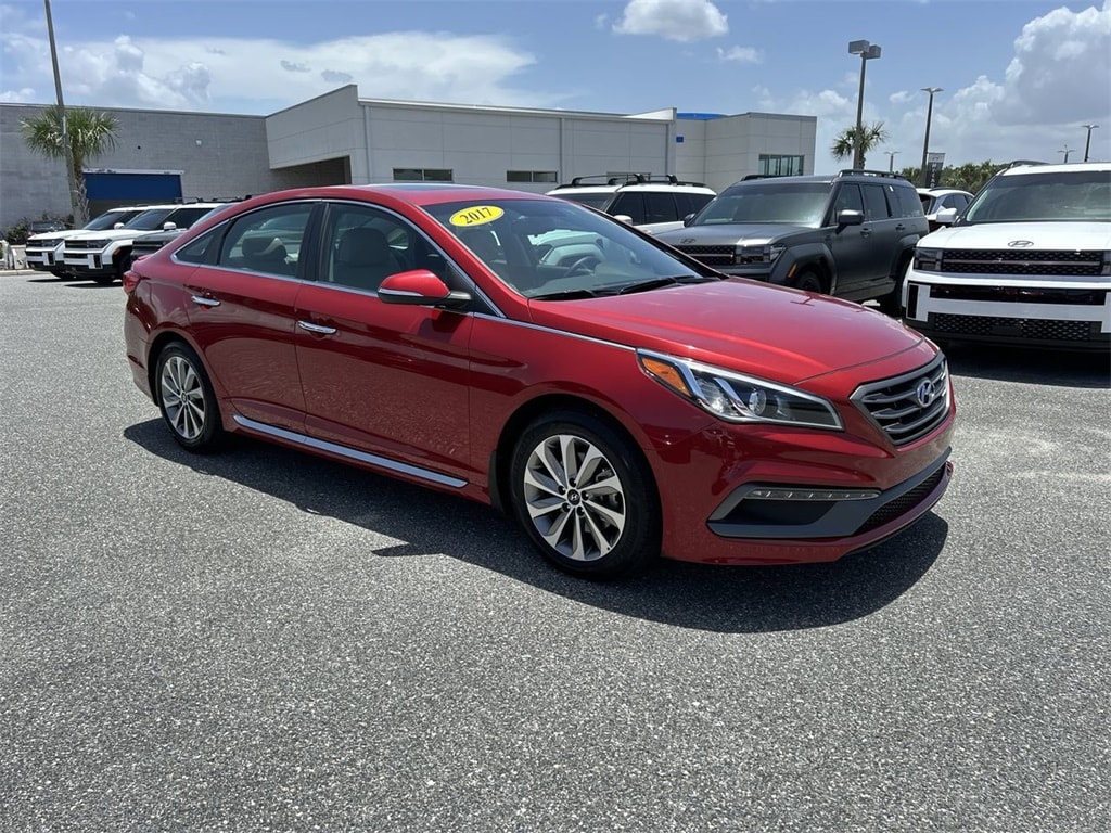 Used 2017 Hyundai Sonata Sport with VIN 5NPE34AF6HH473102 for sale in Leesburg, FL
