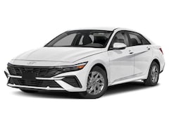 2026 Hyundai Elantra Hybrid Blue Sedan