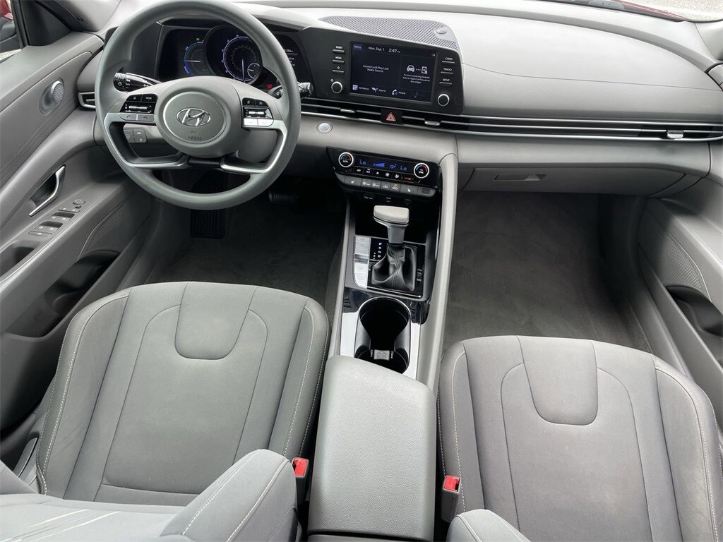 2021 Hyundai Elantra Hybrid Blue photo 2