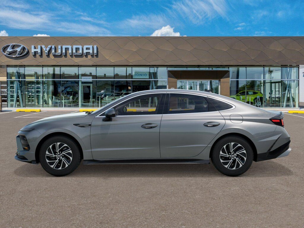 New 2026 Hyundai Sonata Hybrid Blue Sedan