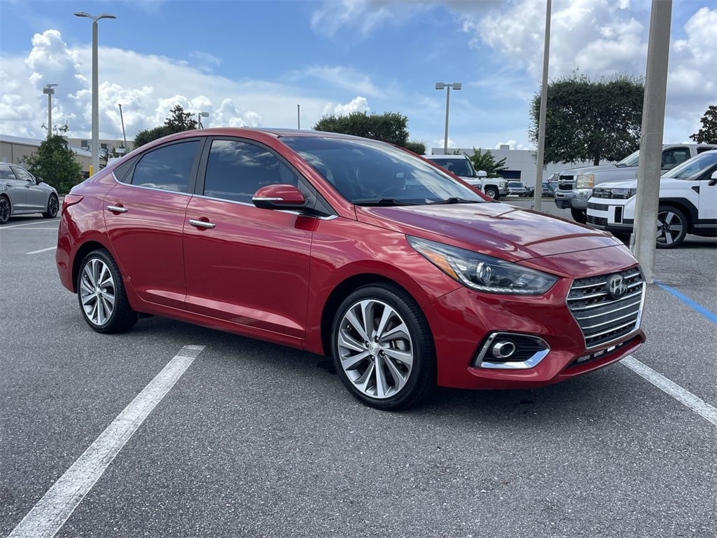 Used 2018 Hyundai Accent Limited with VIN 3KPC34A34JE011676 for sale in Leesburg, FL