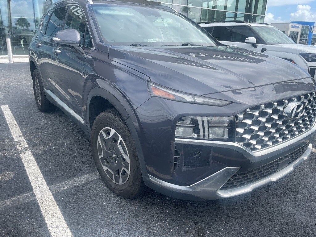 2021 Hyundai Santa Fe Blue photo 2