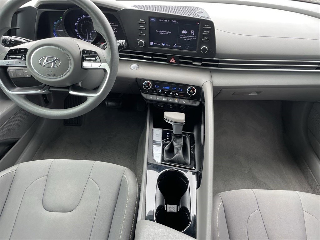 2021 Hyundai Elantra Hybrid Blue photo 4