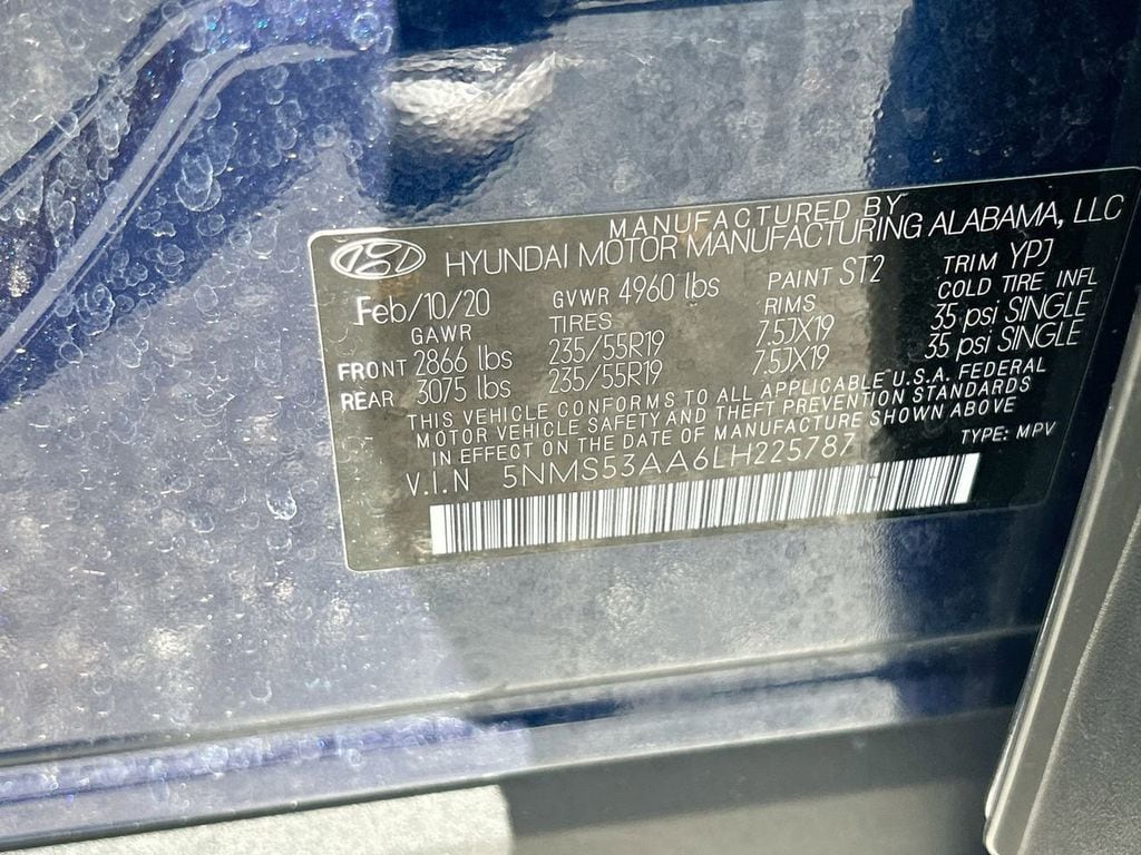 2020 Hyundai Santa Fe Limited - Photo 37