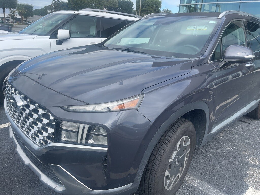 2021 Hyundai Santa Fe Blue photo 2