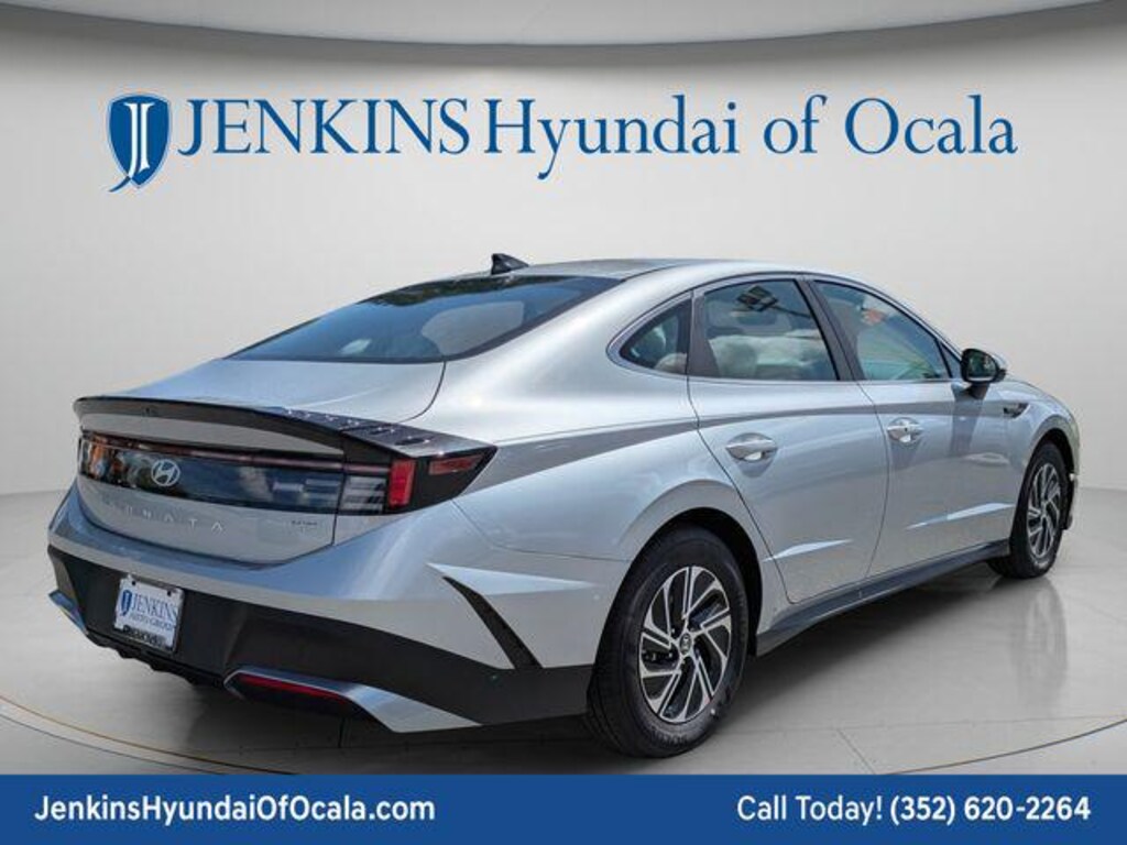 New 2026 Hyundai Sonata Hybrid Blue Sedan