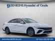 New 2026 Hyundai Elantra Hybrid Blue Sedan