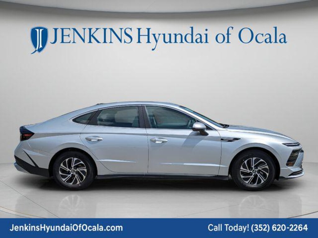 New 2026 Hyundai Sonata Hybrid Blue Sedan