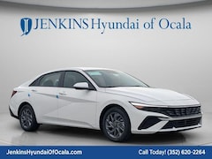 2026 Hyundai Elantra Hybrid Blue Sedan