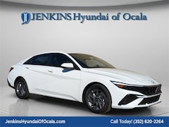 2026 Hyundai Elantra Hybrid Blue Sedan