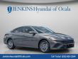 New 2026 Hyundai Elantra Hybrid Blue Sedan