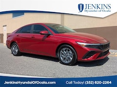 2026 Hyundai Elantra Hybrid Blue Sedan